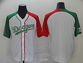 Dodgers Blank White Mexican Heritage Culture Night Jersey Mexico,baseball caps,new era cap wholesale,wholesale hats